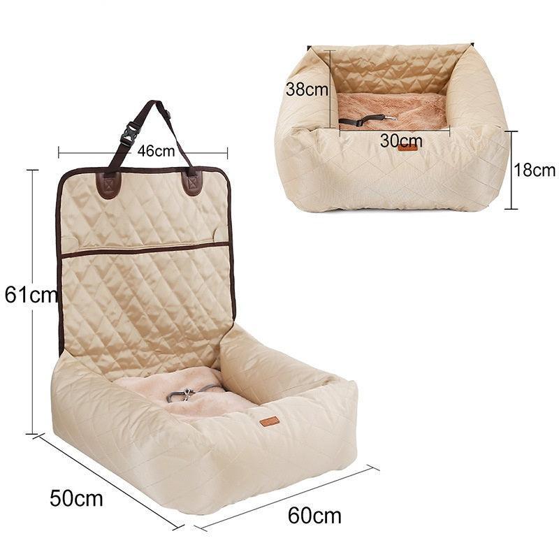 2-In-1 Pet Travel Bed: Portable And Versatile Dog Carrier And Car Seat